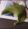16cm de Alto Gama Flecos de Borla Puramente Hechos a Mano Accesorios para Joyería DIY Nudo Chino Cinta de Seda Artificial Círculo Borla Venta al Por Mayor