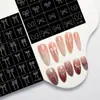 Novos Adesivos de Nail Art Borboleta Vazada com Laço Pequeno Padrão Borboleta Adesivos Auxiliares Adesivos de Decoração de Unhas de Dupla Finalidade