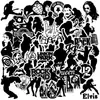 100 Adesivos Graffiti de Banda Punk Rock Black Rock Guitarra Motocicleta Skate Capacete Adesivos à Prova d'Água