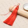 Nuevo borla de loto doble oreja estilo antiguo joyería accesorios Abanico de grupo ropa cheongsam instrumento musical guzheng colgante adorno colgante oreja colgante