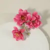 Cabeças de flores de cerejeira artificiais feitas de tecido de seda para decorações de casamento DIY, parede de flores, acessórios de cabelo e materiais de artesanato com flores artificiais