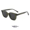 Óculos de Sol Marrons para Mulheres, Óculos de Sol Quadrados Retro da Moda para Homens, Estilo Influenciador Elegante, Efeito Emagrecedor, Suporta Lentes de Grau