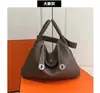 Nuevo Bolso Lindy Primavera/Verano 2024 Bolso de Hombro Cruzado de Moda Patrón de Lichi Piel de Vaca Togo Tc Bolso de Médico Mini