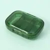 Caja de Medicina Pequeña Portátil al por Mayor, Caja de Medicina Portátil de Doble Capa, Plegable, Sellada y a Prueba de Humedad, Pastillero de Viaje de 10 Compartimentos en Stock