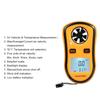 Anemómetro digital GM8908 de inteligencia estándar, anemómetro meteorológico marino, medidor portátil de velocidad del viento y temperatura.