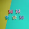 Parche Transparente de Hielo con Lazo Accesorios de Resina Funda para Teléfono Celular Tocado Diadema Pinza para Bolsas Broche Accesorios de Joyería DIY