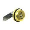 Cerradura de lengüeta con contraseña para taquilla en bronce dorado y negro, cerradura con contraseña para buzón CP6017-20