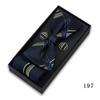 Pajarita para hombre, gemelos, pañuelo de bolsillo, caja de regalo, traje de boda, banquete de negocios, hebilla de corbata de alta gama, lazo