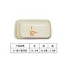 A5 Lotus vajilla tipo porcelana plato de melamina plato de plástico rectangular plato para polvo de salchicha plato para cena plato para pescado plato de oferta especial