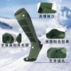 Meias Esportivas Quentes de Inverno para Adultos com Base de Toalha para Uso Externo Meias Espessas para Prancha Única e Dupla Meias de Lã Profissionais para Esqui