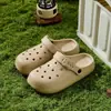 Zuecos Cómodos Jialiya para Mujer, Nuevo Modelo Verano 2026, Pantuflas Cerradas para Interiores y Exteriores para Hombre, Al por Mayor