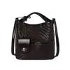Bolsa de mão pequena elegante e estilosa para mulheres, nova moda 2026, bolsa transversal versátil de trama, bolsa de mão requintada, bolsa tipo balde