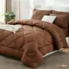 Juego de Colcha y Fundas de Almohada de Franela Cepillada Más Vendido en Amazon Transfronterizo, Disponible en Múltiples Colores, Se Puede Enviar Directamente como Ropa de Cama