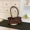 Bolso de hombro nuevo y elegante de ante 2026 con gran capacidad bajo el brazo y colgante exquisito, uso diario sencillo para mujeres en otoño