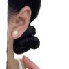 Pendientes de perlas con diseño de lujo y luz de aguja plateada, estilo coreano, elegantes, nuevos y con explosiones, de nicho.