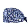 Gorro Quirúrgico Estampado de Algodón Europeo y Americano, Gorro Baotou para Cabello Largo, Gorro de Enfermera, Gorro de Doctor, Gorro de Postparto, Gorro Antipolvo Dental