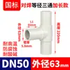 Rong Sheng PPH Conexão Rápida T Positivo Industrial Químico PPR Hot Melt Butt Welding Acessórios para Tubos de Abastecimento de Água Junta Solta de Diâmetro Igual 25