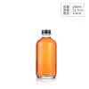 Atacado em estoque garrafa de vinho de vidro 500ml garrafa Boston garrafa de vinho de ameixa caseiro garrafa vazia garrafa de bebida de vinagre de frutas