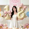 Globo de Aluminio con Forma de Corona de Cumpleaños Feliz Princesa Accesorio para Fotos de Mano Infantil Suministros de Decoración para Fiestas