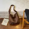 Versátil Bolso con Estampado de Leopardo para Mujer 2026 Nuevo Bolso de Hombro Retro Gran Capacidad Bolso de Mano Bolso Tote Bolso para Viajar Debajo del Brazo