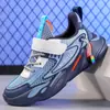 Sapatos Infantis Sapatos Esportivos para Meninos Novidades de Verão Sapatos para Meninos e Meninas Crianças de Tamanho Médio e Grande Superfície de Malha Respirável Tênis de Corrida para Alunos do Ensino Fundamental