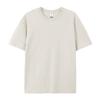 Camiseta Casual Básica de Manga Corta para Hombre 220g Algodón Puro, Color Sólido, Versátil, Promocional, Uniforme, Talla Europea Transfronteriza