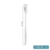 Cuchara Mezcladora de Acero Inoxidable 304 Mango Largo Cuchara de Bar Cuchara para Café Té con Leche Boca Cuadrada Cuchara para Hielo Estilo Simple Ins Cuchara para Taza