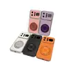 Adecuado para funda de teléfono con soporte giratorio HOT 70, textura de cuero de lichi NOTE60, magnético, tacto premium SPARK50