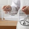 Estante de almacenamiento para baño olla cepillo escurridor cocina hierro multiusos estante para trapos venta al por mayor estante de almacenamiento para esponjas de piso