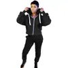 D9335 Amazon Más Vendido Traje de Dos Piezas para Mujer Europea y Americana Casual de Color Sólido con Pantalones de Manga Larga y Cárdigan
