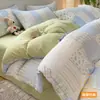 2026 Nuevo Modelo Funda Nórdica de Algodón Puro No Algodón Pieza Única 150X200cm Persona Sola Lavable a Máquina Funda Nórdica de Gasa de Doble Capa