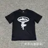 Transfronterizo Nuevo Cort Camiseta de Manga Corta Alcatraz Logo de Letras Estampado Cuello Redondo Casual Americano Holgada Media Manga