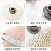 Estilo Escandinavo Pvc Recortado Estampagem a Quente Jogo Americano Mesa de Jantar Tapete de Mesa Impermeável Tapete de Mesa Redondo Jogo Americano Ocidental Tapete Decorativo para Casa Transfronteiriço