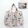 Bolsa de compras de dibujos animados 210D Spot, bolsa plegable, bolsa de mano, bolsa de compras de muñeca, bolsa de compras extragrande A