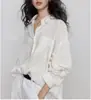 Camisa de Lino Tencel de Manga Larga para Mujer Yujian HAVEGAN/Verano, Chaqueta Casual Estilo Old Money con Protección Solar, Top Relajado