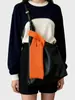 Bolsa de Teléfono Móvil Tejida Diseño de Nicho Mismo Estilo que Apple Conveniente Bolso Cruzado para Hombro para Teléfono Móvil Bolso de Accesorio de Moda Otoño e Invierno