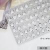 Xiaohongshu K9 Lujo Accesible Diamantes para Uñas Forma de Huevo 8*10 Huevos de Paloma Hielo Súper Brillante Diamantes de Vidrio Transparente Accesorios para Joyería DIY
