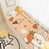 Alfombra de dibujos animados para dormitorio tipo cachemira para ventanal, tatami doméstico de cobertura total para balcón, resistente a las manchas, fácil de cuidar, alfombra para alféizar de ventana