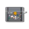 Adequado para Fone de Ouvido Bluetooth Sem Fio Earfreei5 com Areia de Água Fraca Capa Protetora Cartoon Personalizado TPU Transparente Capa Macia