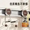 Suporte de armazenamento para secador de cabelo, suporte de aço inoxidável, instalação sem furos, suporte de parede para secador de cabelo, prateleira de armazenamento de parede