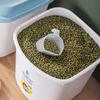 Cubo de Arroz para el Hogar 10kg Elegante a Prueba de Insectos 5kg A Prueba de Humedad Sellado Caja de Arroz de Grado Alimenticio Caja de Almacenamiento a Prueba de Insectos para Harina y Fideos