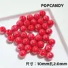 Cuentas Redondas Pequeñas Chapadas 10 mm Cuentas para DIY Accesorios Brillantes Hechos a Mano Material de Cuentas Aretes Pulsera Collar Joyería