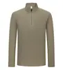 Nueva camiseta deportiva para exteriores, suave, antibacteriana, de secado rápido, cuello alto, camiseta de manga larga para correr, fitness y golf
