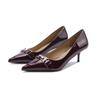 Zapatos de Tacón Alto Stiletto Puntiagudos Sexys 588-6 para Mujer Que No Cansan los Pies, Zapatos de Trabajo Profesionales con Diseño de Nicho
