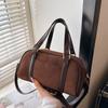 Bolso de hombro de nailon de gran capacidad para mujer, estilo coreano 2024, moderno y versátil, bolso de mano informal con diseño de almohada.