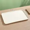 Crema Nueva Bandeja Hogar Taza de Agua Taza de Té Plato de Almacenamiento Guardería Pastel Bocadillo Plato de Cena Impresión al por Mayor LOGOTIPO