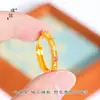 Pendientes Círculo Flor de Cuatro Hojas Chapados en Oro Brillante de 24 Quilates Microincrustados con Circonitas de la Misma Tienda de Oro Puzuo Pendientes de Dopamina de la Suerte