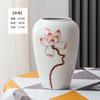 Ornamentos de Vaso Jingdezhen Cerâmica Sala de Estar Arranjo de Flores Gres Pote de Cerâmica Retrô Vaso de Flores Recipiente para Flores