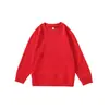Sudadera Lisa Unisex para Niños de 320 g Sudadera de Cuello Redondo Estilo Primavera y Otoño para Niños Medianos y Grandes Manga Larga Capa Base Se Puede Estampar