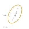 Pulsera Ginny's Ginny de Lujo Ligero Brillante de Alta Gama para Mujer Diseño Nicho de Moda Pulsera Apilada Pulsera de Acero Titanio sin Color